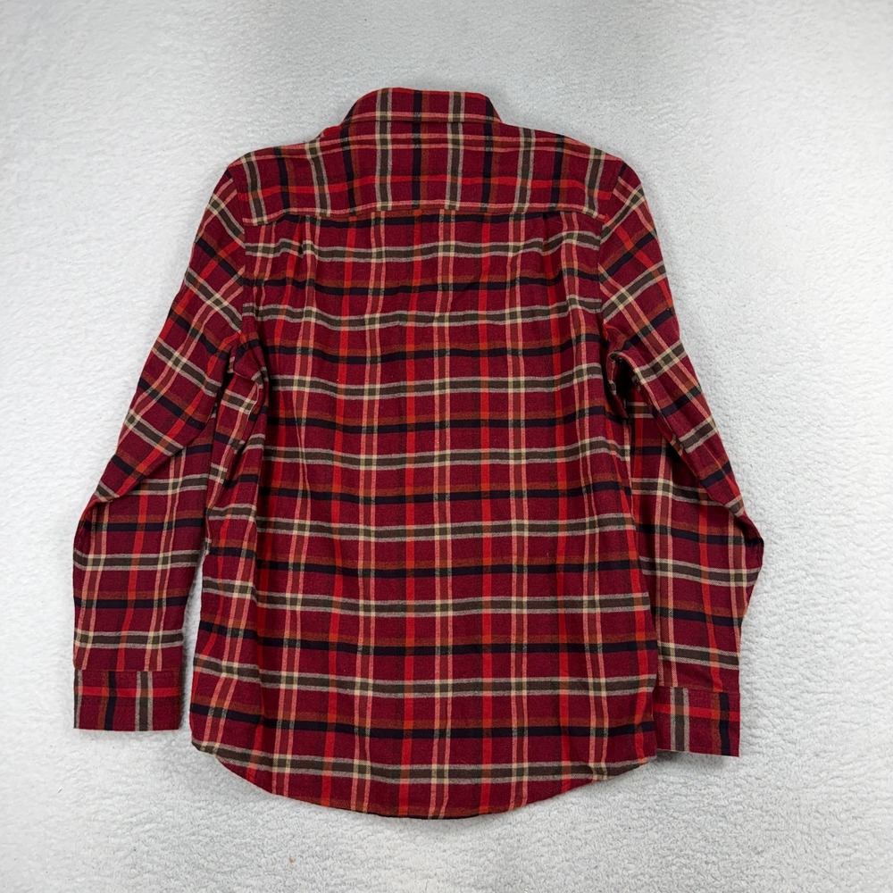 Lee Button Up Flannel Shirt Mens Large Regular Fit Red Plaid Long Sleeve NWT - Picture 7 of 8